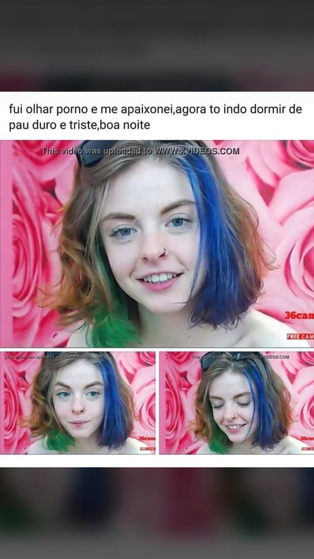 cam, cam girl, cure, colored hair
