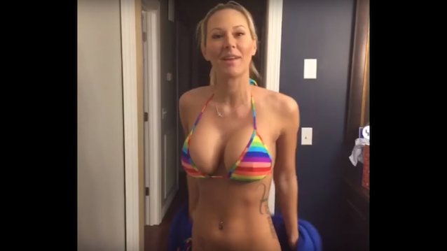 blonde milf bikini