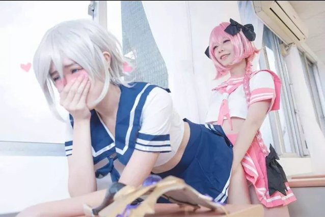 asian, school, cosplay