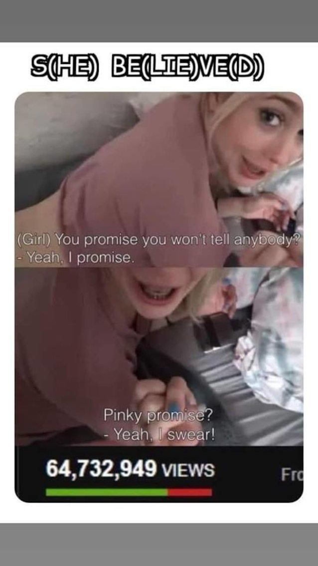 amateur, meme, stepsister, pinky promise