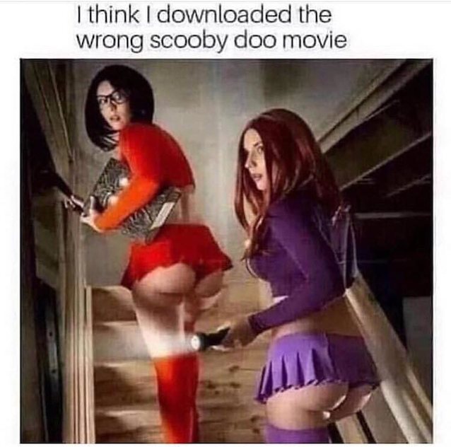 scooby, doo, dark hair, red hair, sex