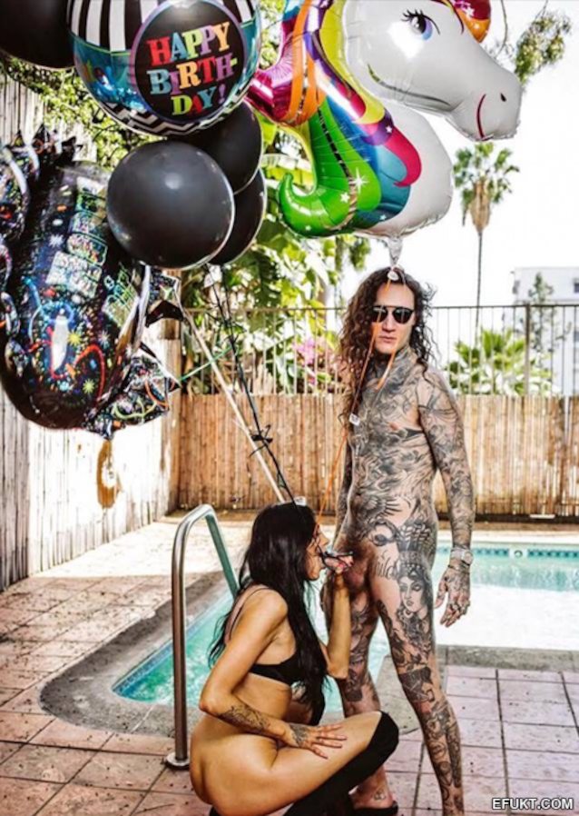 tattoo, birthday, blowjob, weird, celebration