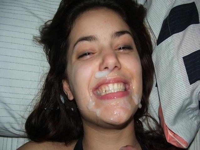 facial, brunette, amateur