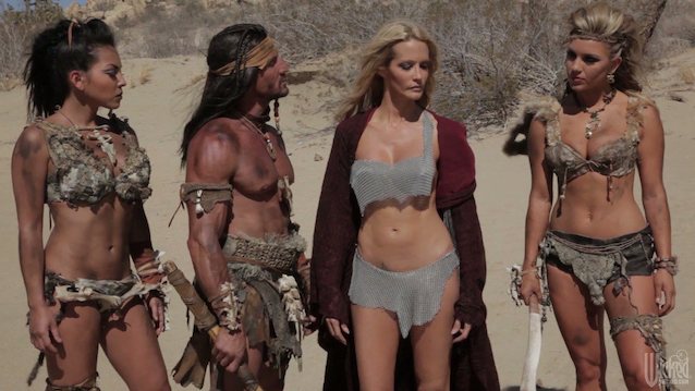 loincloth, bigboobs, foursome