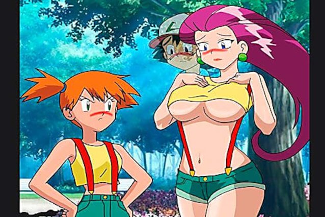 pokemon, misty, ash ketchum, cartoon