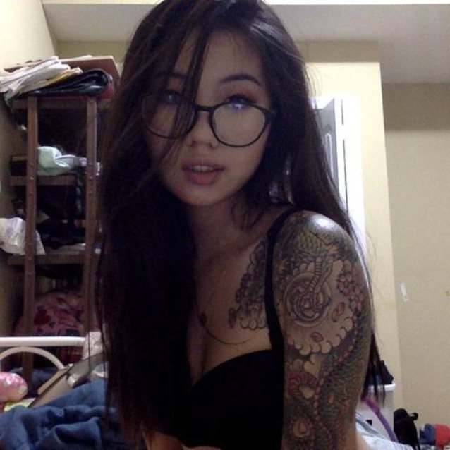 asian tattoo babe