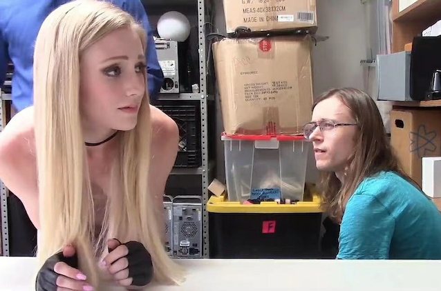 basement blonde cockold