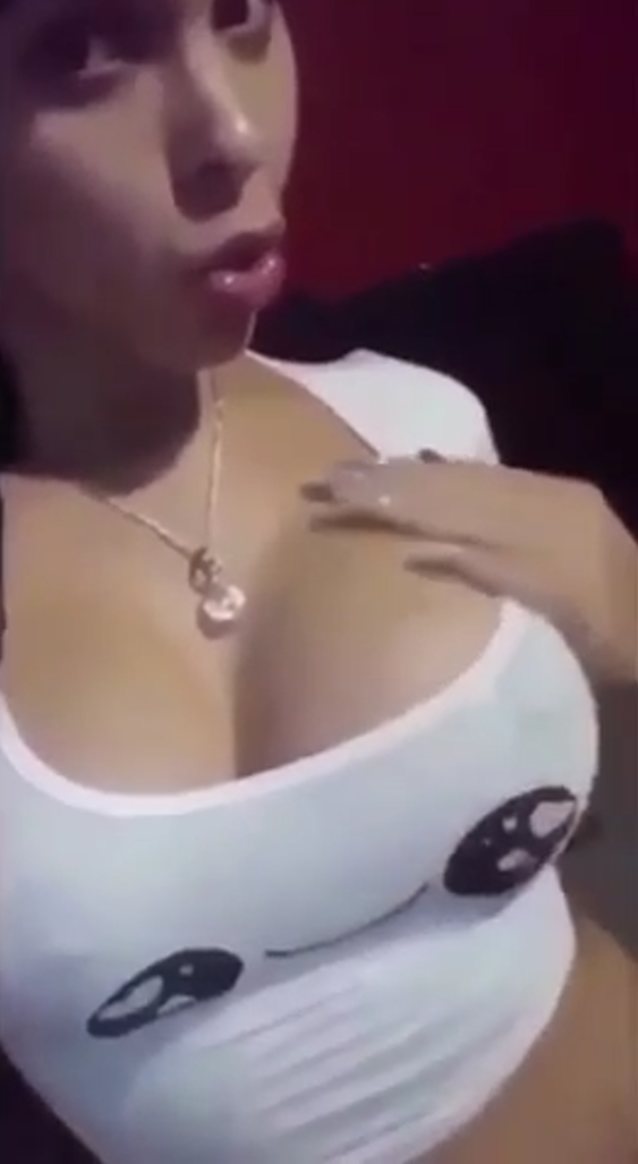 big tits, nails, lips, nip slip