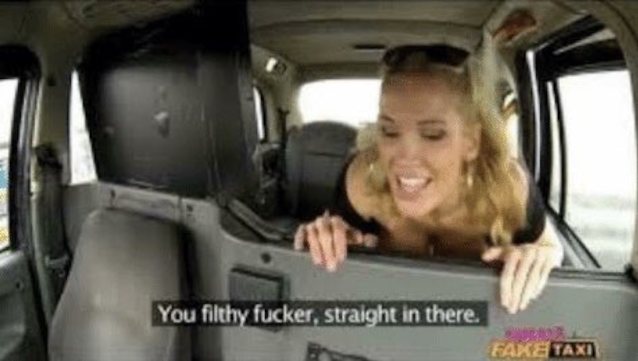 fake taxi, blonde, caption