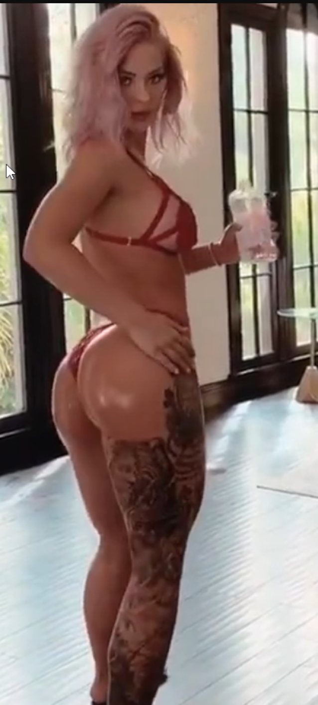 big tits, big ass, tattoo