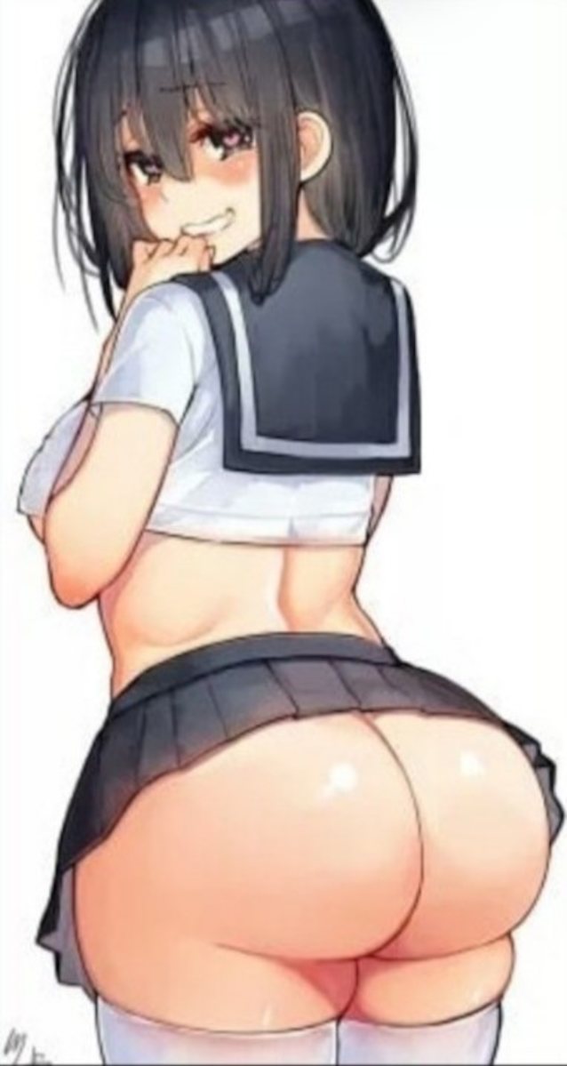 hentai, big ass, thicc, schoolgirl, artist