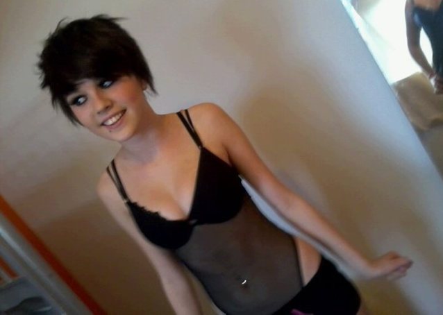 trap shemale short hair