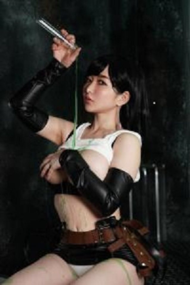 camgirl, cosplay, asian, brunette, big tits