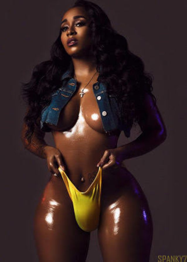 ebony, trans, bulge, busty, shemale