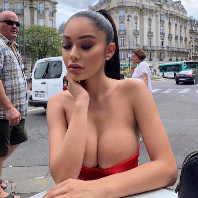big tits model beauty