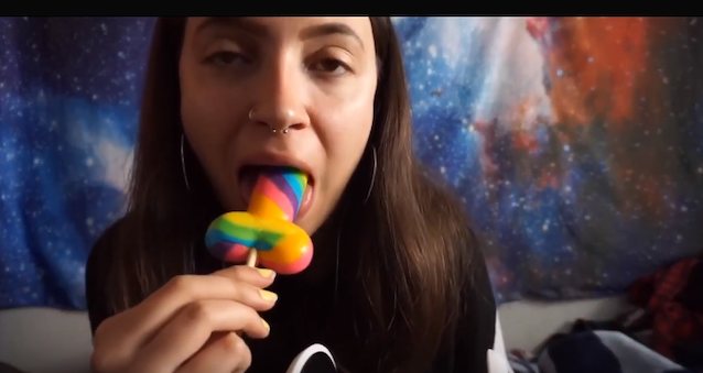 asmr, lollipop, suck