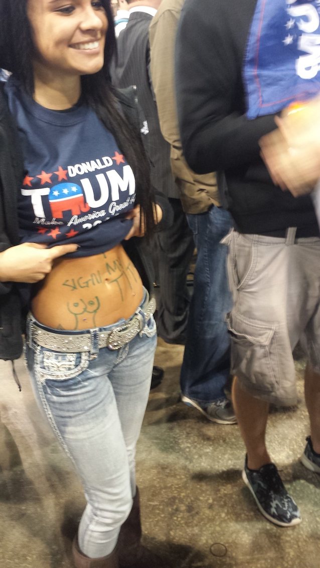 amateur, perfect body, sign my tits, trump