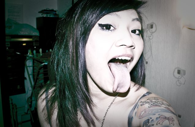 asian, tongue, mouth