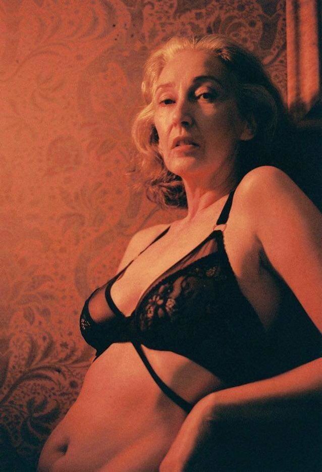 granny, sexy, model, lingerie