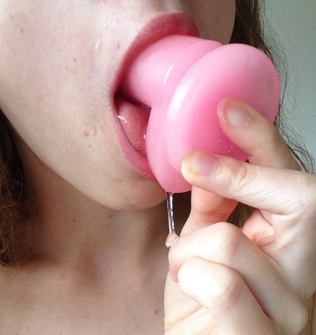 blowjob dildo deep