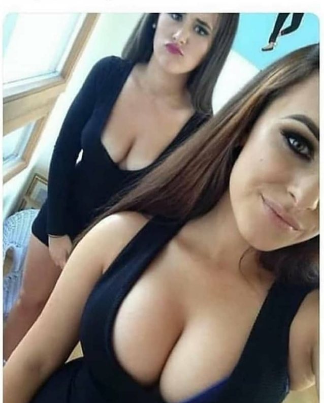 cute, cleavage, young, insta