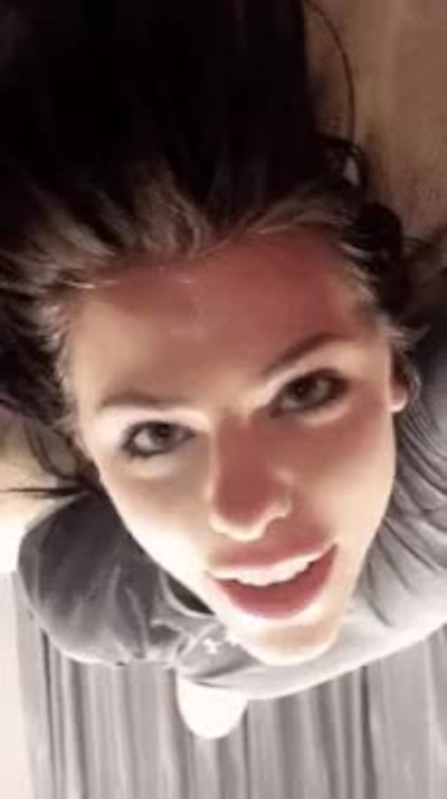 amateur brunette blowjob