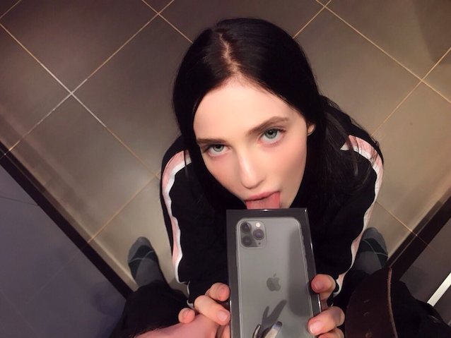 amateur, iphone, brunette, pale