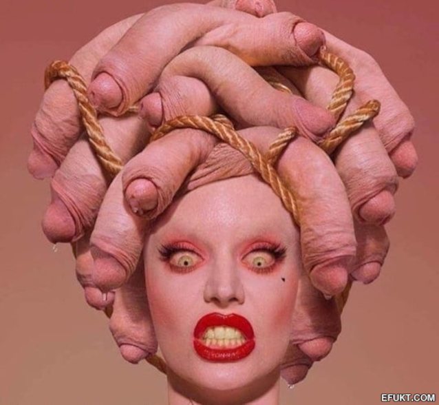 bizarre, crazy, weird, medusa