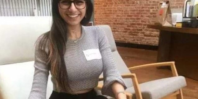 mia khalifa, brunette, perfect girl, big tits, glasses