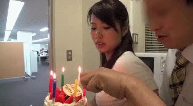 office, jav, birthday, birthday cake