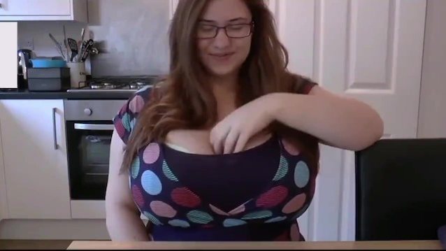 camgirl, bbw, glasses, big boobs