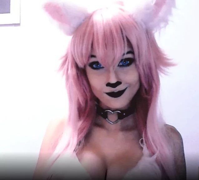 pink, cat, cat ears, pinkhair, pink hair