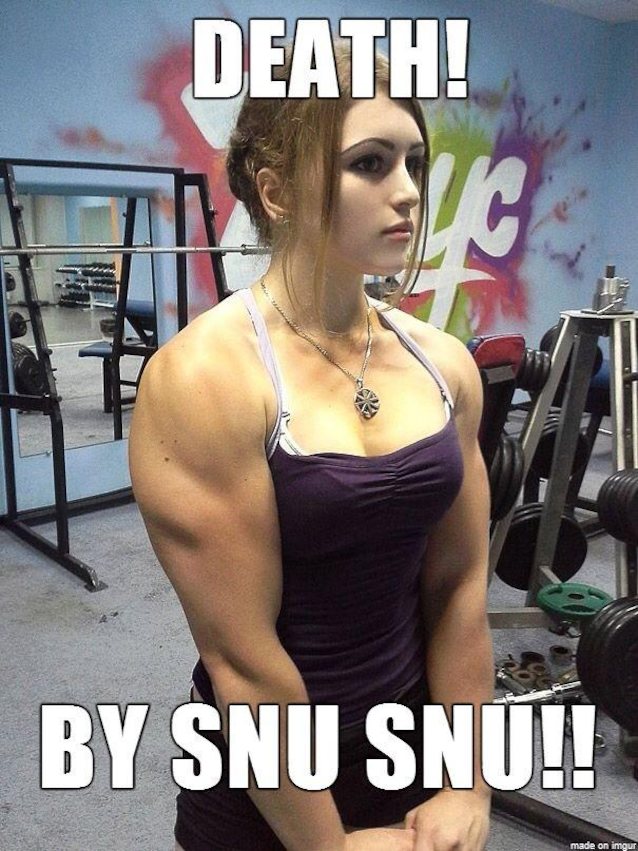 muscle, snu snu, body builder, is this a woman, gym