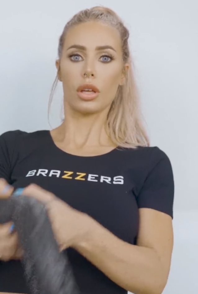 piercing blonde big tits