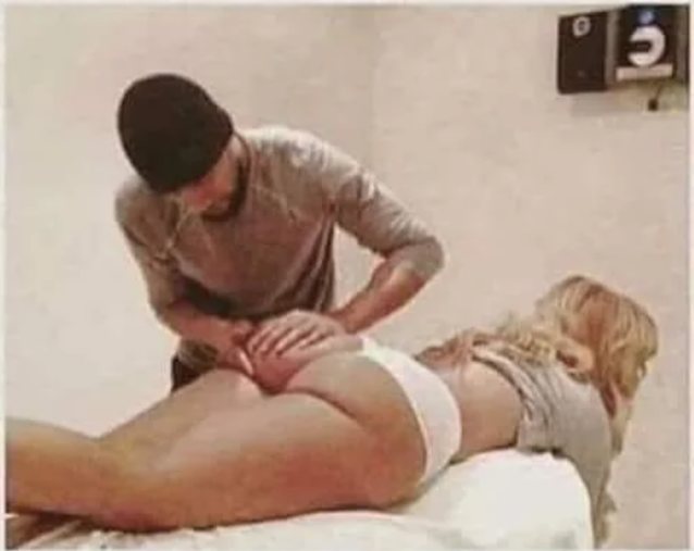 massage blonde thick