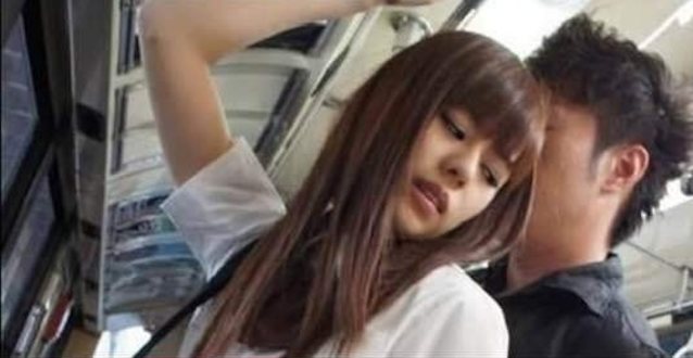 jav, asian, long hair, train, japanese