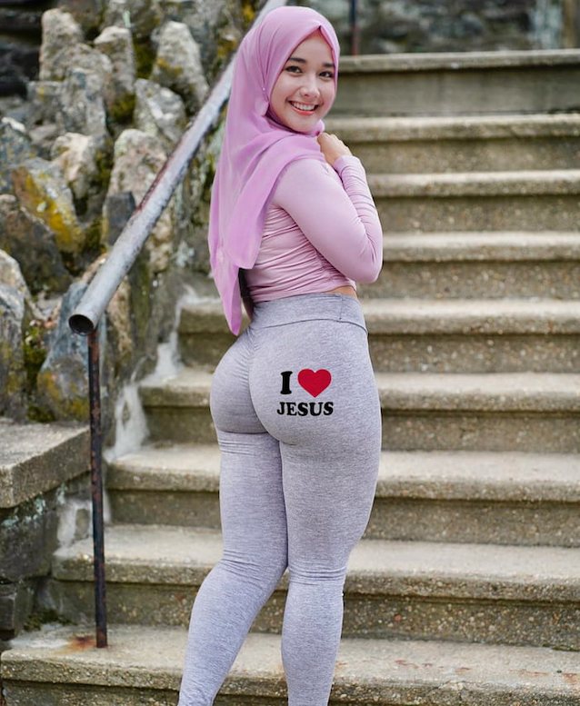 ass, userpoint, hijab, bubble butt, pants