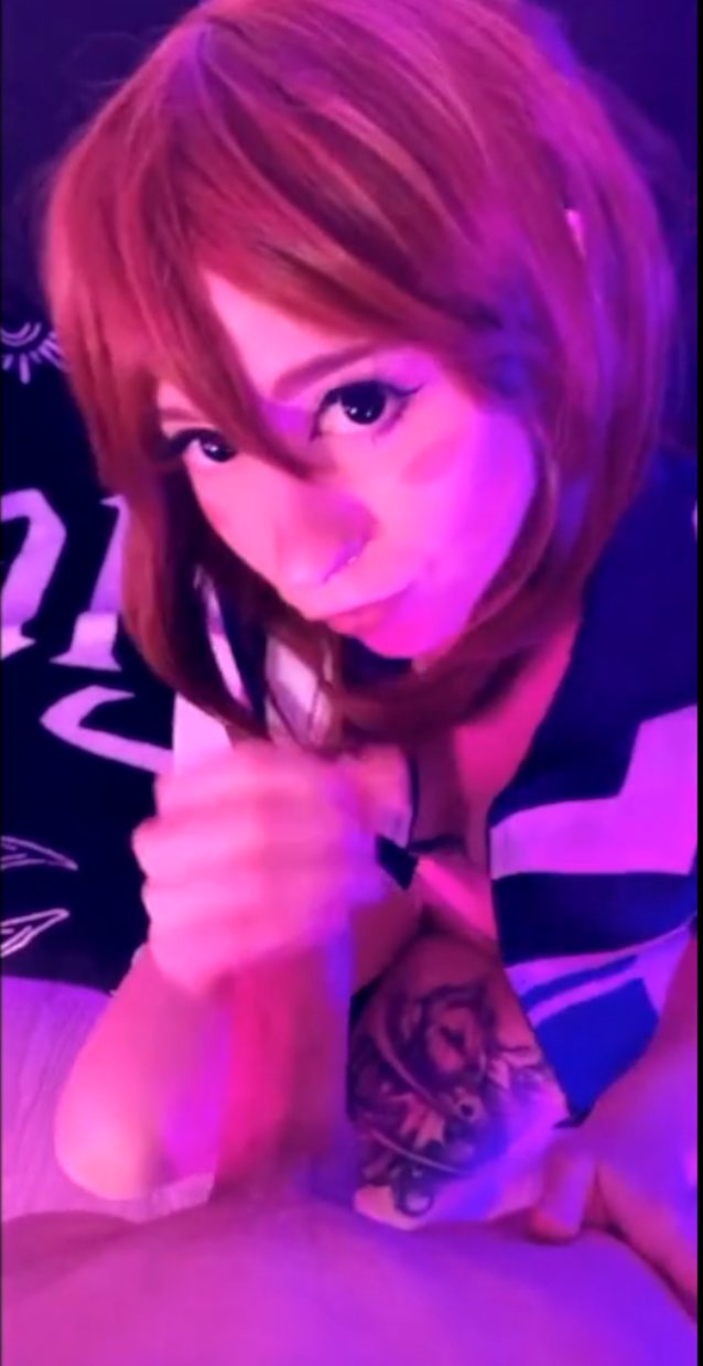 cosplay, blowjob, myheroacademia