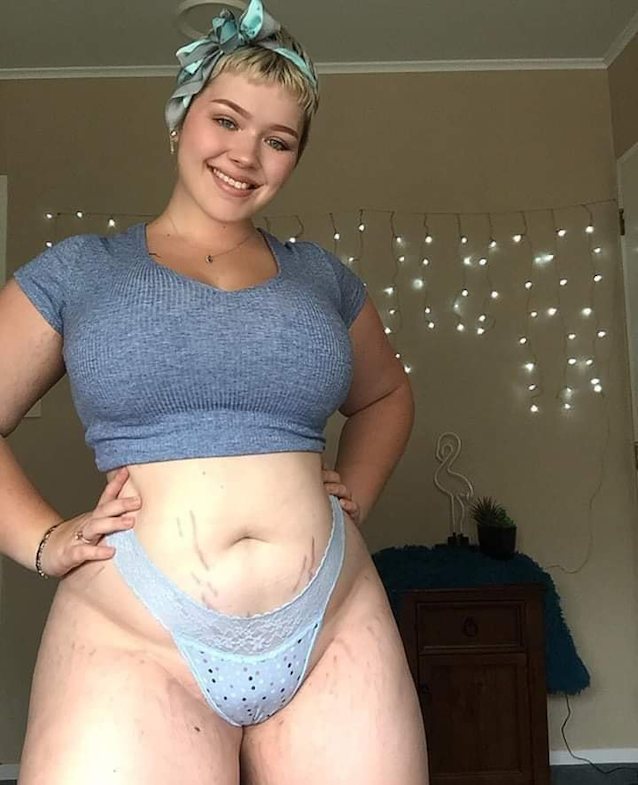 blonde fat sexy