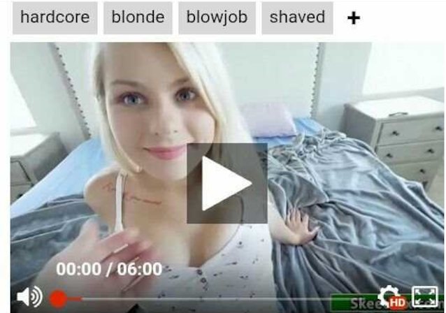 blonde teen