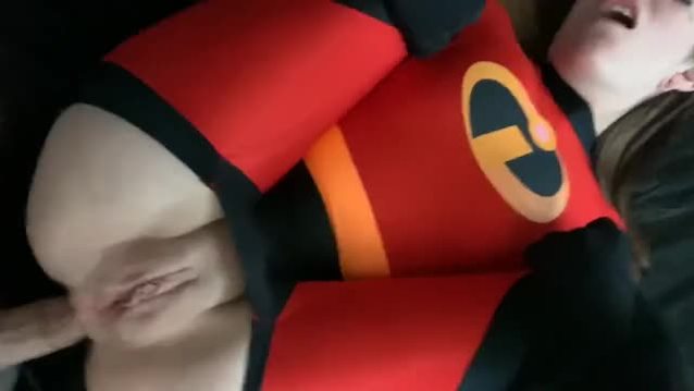 amateur, cosplay, incredibles, violet, anal