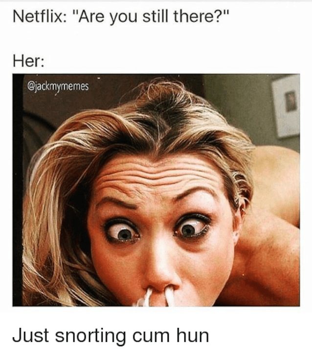 blonde cum snorting