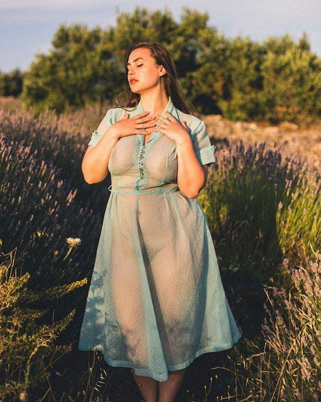 seethrough, field, outdoors, model, photography