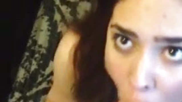 brunette facial blowjob