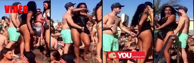grope beach hump