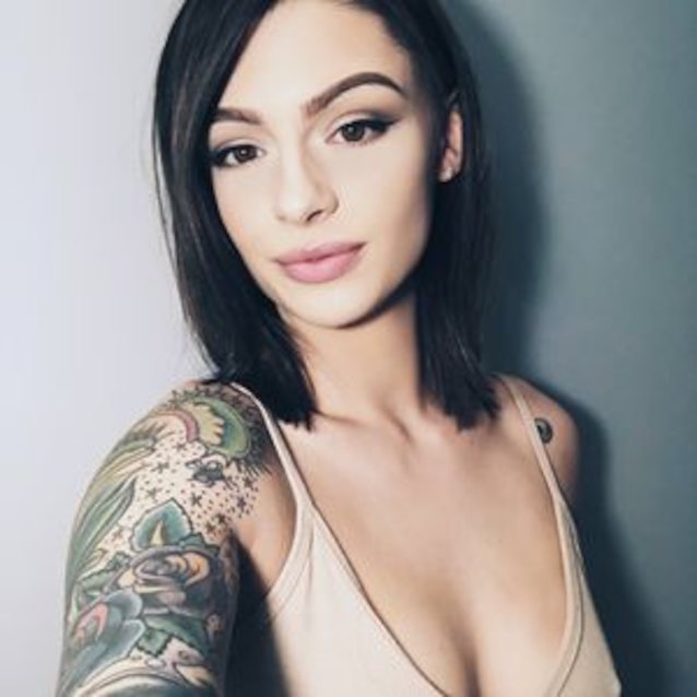 camgirl, tattoo, hot, tits, webcam