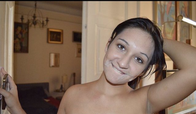 blowjob, facial, hungarian