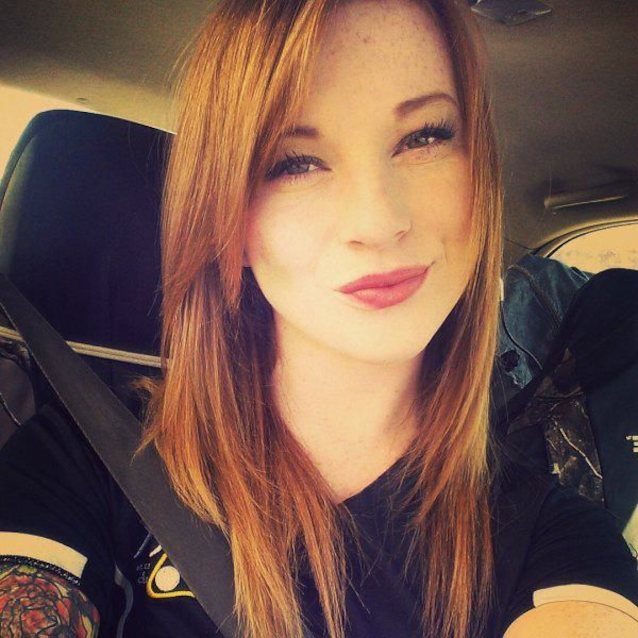 amateur, selfie, red head, car