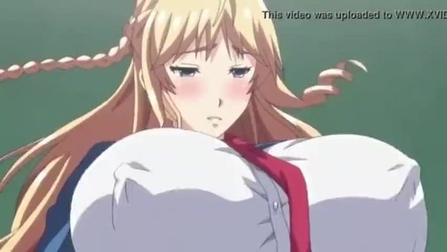 hentai, big boobs, big tits, blonde