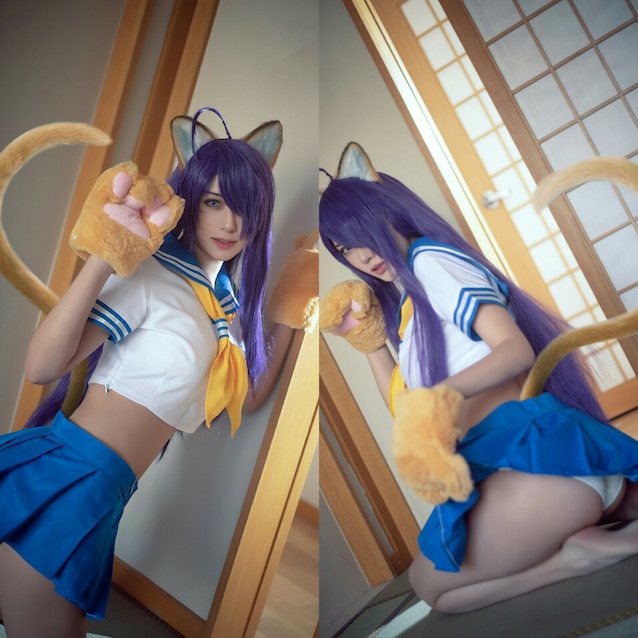 cosplay, ikkitousen, cat, sexy